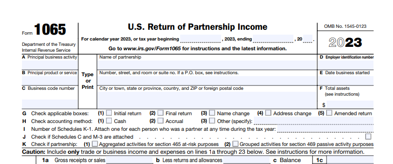 美国常见税表详解，解读LLC多成员企业的Form 1065申报指南